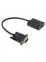 Full HD 1080P VGA Male to HDMI Female Converter Adapter Cable with Audio Cable