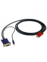 Full HD 1080P Conversion Cable HDMI to VGA and Audio Converter
