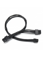 18AWG Mini 6 Pin to Dual PCI-E PCIe 6 Pin Video Card Power Cable Lead For Apple for Mac Pro G5