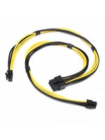 Dual Mini 6 Pin To 8 Pin Male PCI-E Power Cable For Mac Pro Video Card