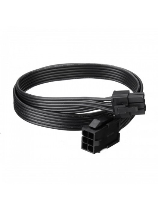50cm 18AWG 6-Pin Male to Female PCI-E GPU Graphics Card Power Extension Cable