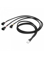 3Pin Female to 3x 3Pin Fan Power Cable for Mining Cooling Fan 22AWG Cord