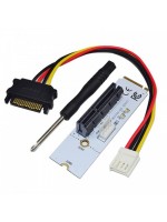 NGFF M.2 Key M to PCI-E 1X / 4X / 8X / 16X Graphics Card Mining Slot Adapter Riser Converter Card with LED