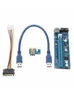 0.3m DC To DC USB 3.0 PCI Express 1x To 16x Extension Cable Extender Riser Adapter Card