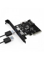 Original ORICO PA31-2P 15 PIN 125x85x8.5mm 2 Ports USB3.1 PCI-E Adapter