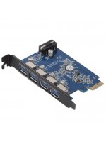 ORICO PVU3-4P 4 Ports USB3.0 PCI Express Card for Desktop (Black)