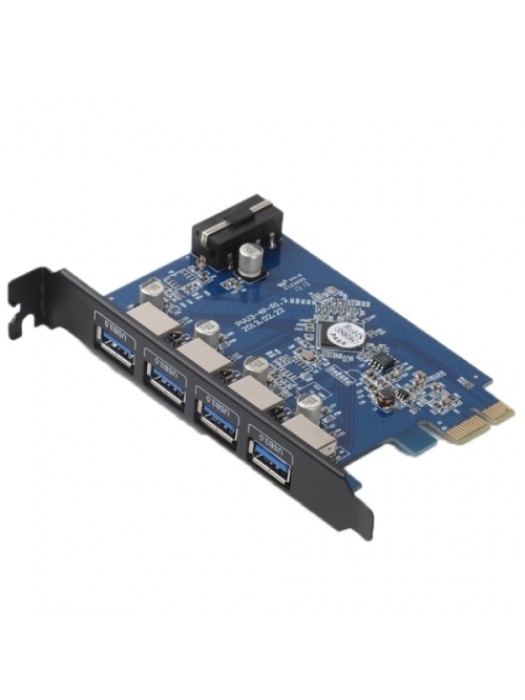 ORICO PVU3-4P 4 Ports USB3.0 PCI Express Card for Desktop (Black)