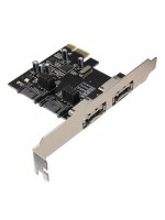 PCI-E PCI Express to 2 SATA 2 ESATA Adapter Card