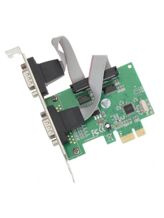 2-Port PCI-E Serial PCI Express Controller Card