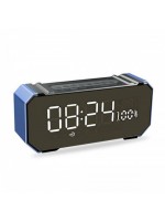 Wireless Bluetooth 4.2 Speaker Subwoofer Dual Clock Setting Support FM TF USB Handfree Call