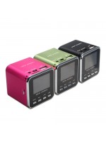 New Angle Mini TF Card U-disk Stereo Music Speaker with Screen